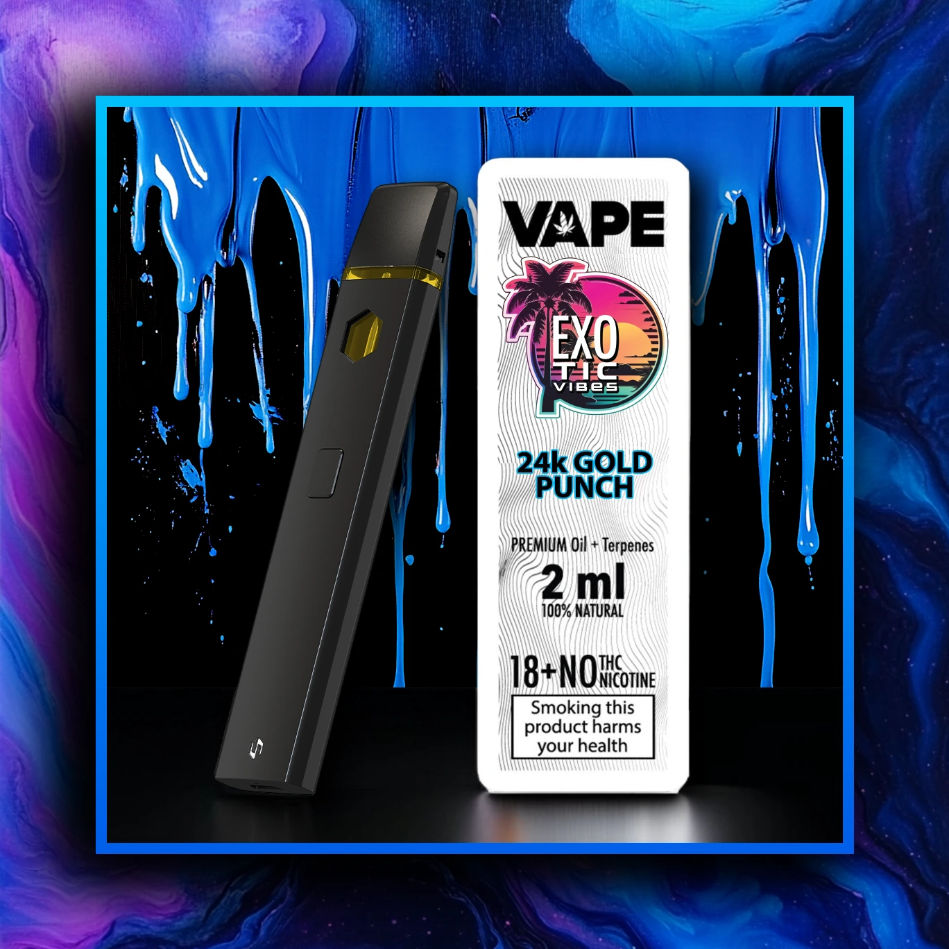 24k Gold Punch HHC Vape Premium - 2.00 ml. HHC