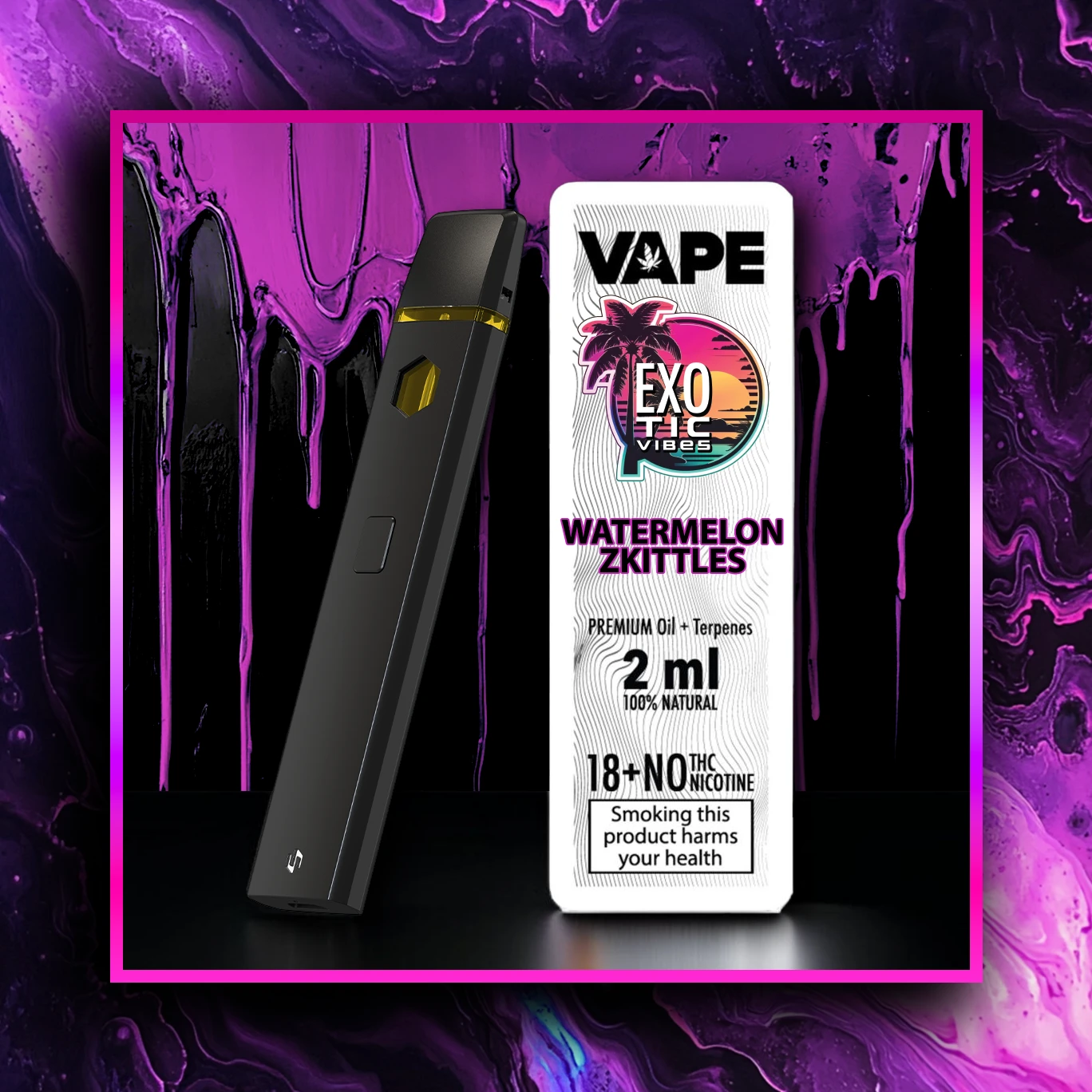 Watermelon Zkittles HHC Vape Premium - 2.00 ml. HHC