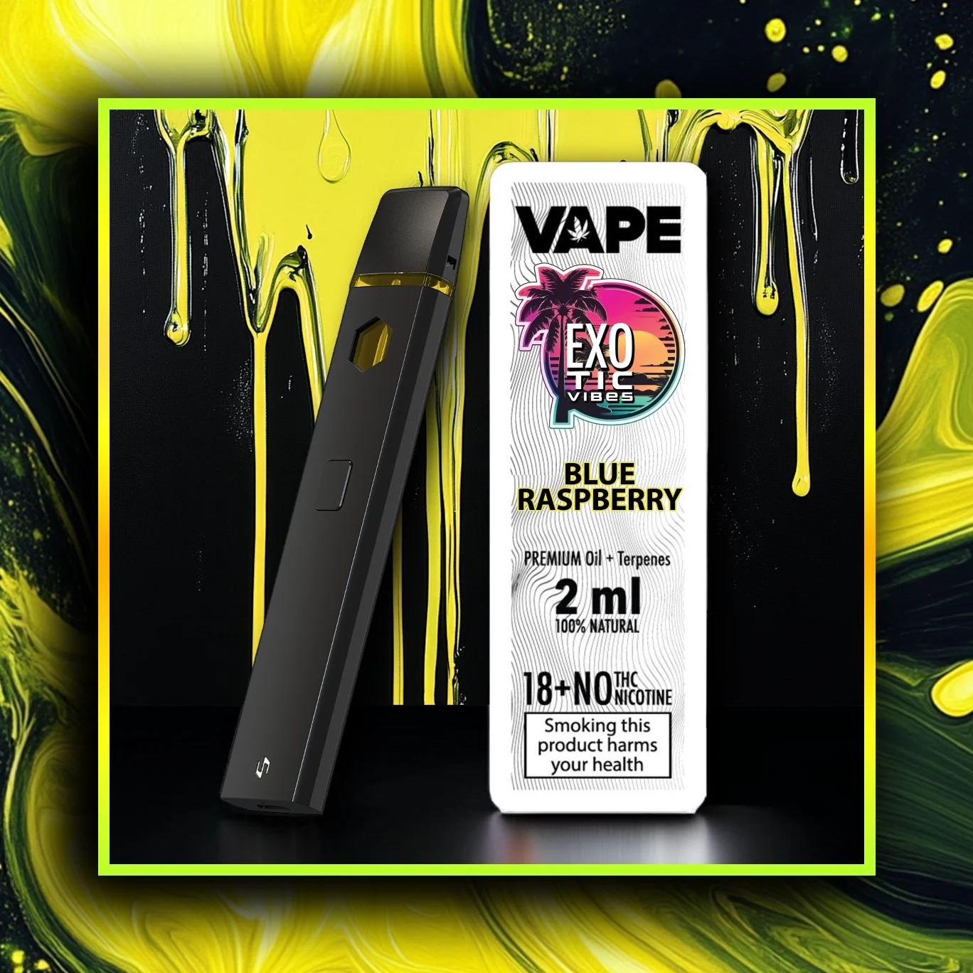 Framboise Bleue HHC Premium Vape - 2,00 ml. HHC