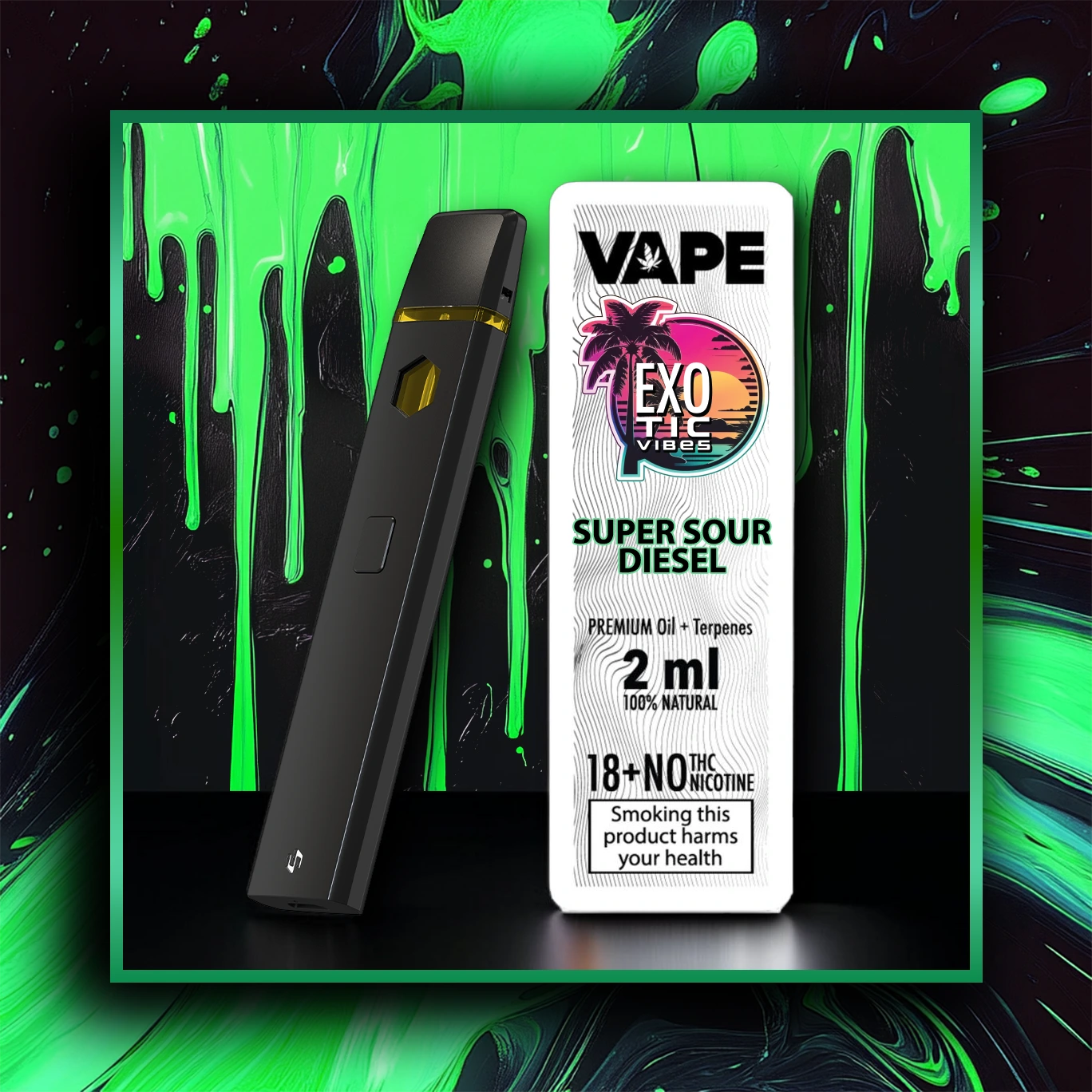 Super Sour Diesel CB9 Vape Premium - 1.00 ml. CB9